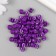 Beads for creativity plastic "Cube with flattened edges" Violet set 30 grams d = 0.8 cm 975305
