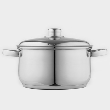 Gretta pan, 4.5 l, d = 22 cm, capsule, metal cover, induction-1