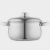 Gretta pan, 4.5 l, d = 22 cm, capsule, metal cover, induction