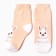 Women's terry socks "Alpaka", peach color, size 36-40
