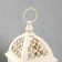 Barbara metal candlestick 13.5x13.5x37.5 cm