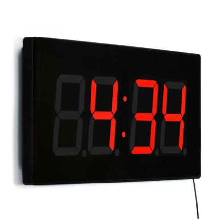 Electronic wall clock, 23 x 3 x 47 cm, USB-2