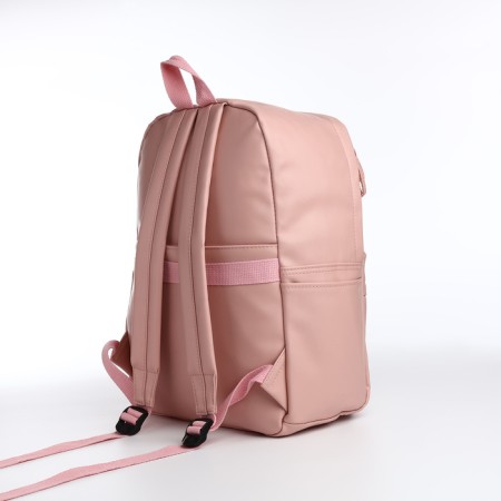 Youth backpack with lightning, 4 pockets, pink color-3