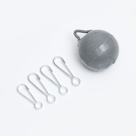 Set "Fun tube cleaning" for mechanical purification of chimneys, D = 150 mm, ruff metal-1