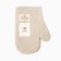 Ethel Ethel mittens, col. dairy, 20x28 cm, 70% HL, 30% linen, gut 250 g/m2