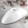 Porcelain salad Wilmax olivia, 30.5 × 17 × 8.5 cm, white color