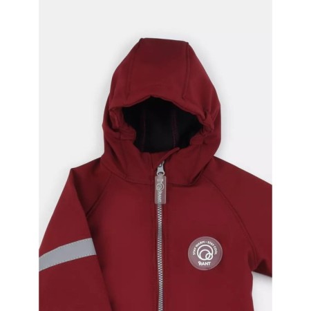 Combiason children's demi-season Rant Cyclone, height 92 cm, burgundy-red color-6
