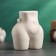 Summary "Marta" White gloss, 10x6x8cm