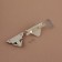 Bag Fraille, 4.5 × 2.9 cm, pearl silver color