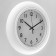 Watch wall, series: classic, D-30 cm, white