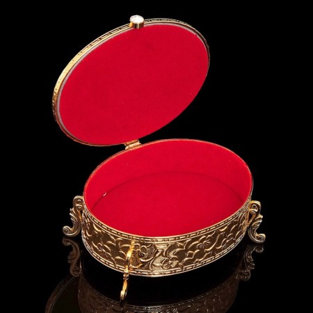 Casket "Grace", with velvet, 7.5 × 5.5 × 4.5 cm, with crystals-3