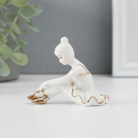 Souvenir "Ballerina" gold 7 cm-2