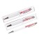 Gift handle, ball "rhinestones" in a plastic case, rotary, white