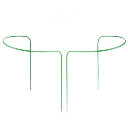 Builder, d = 30 cm, h = 80 cm, leg d = 0.3 cm, metal, set 2 pcs., Green, Greengo-4