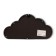 Wall mirror “cloud”, mirror surface 12 × 26 cm, white color