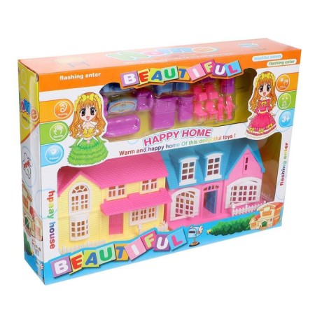 Plastic house for dolls "Create comfort" with accessories-7