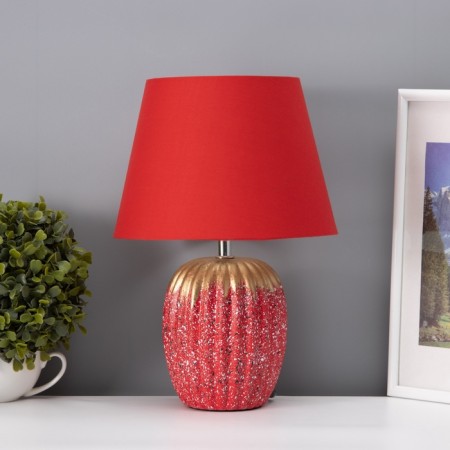 Table lamp "Success" 1he14 40W red 22x22x33cm-2