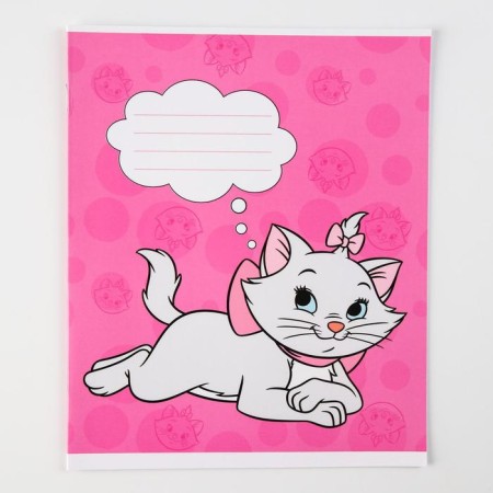 Notebook in a cage 12 sheets, 5 types of mix, cover coated cardboard, cats aristocrats-2