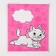 Notebook in a cage 12 sheets, 5 types of mix, cover coated cardboard, cats aristocrats