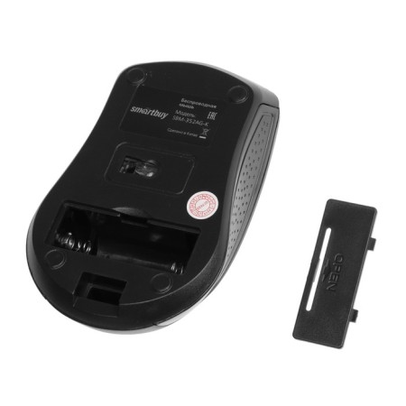 Mouse Smartbuy One 352, wireless, optical, 1600 dpi, 2xaaa (not in the kit), black-4