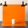 Photophone for subject shooting "Orange" PVC, 50 x 70 cm