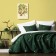 Cover with pillowcases "Belli", size 160x220 cm, emerald color