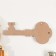 Decorative wood hooks "Key with sunflower" 2.5x29.5x15 cm mix