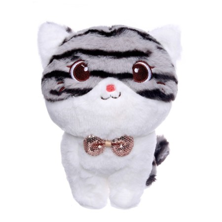Soft toy "striped cat", color mix