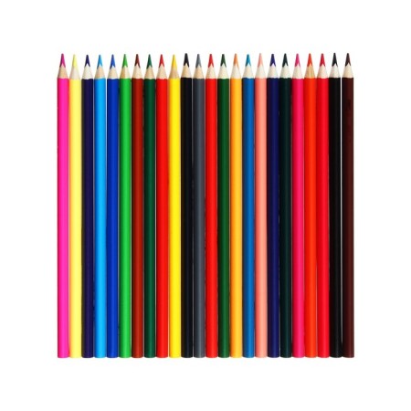 Pencils 24 colors "Gamma" "Cartoons", rod d = 2.6 mm, three -sided-1