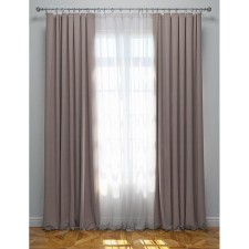 Set of curtains, 240 x 270 cm, veil 500 x 270 cm, cappuccino