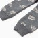 Pants for a boy, dark gray color, height 80 cm