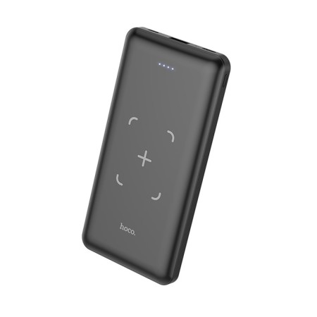 External battery Hoco J50, 10,000 mAh, wireless charging 5 watts, 2 a, black-2