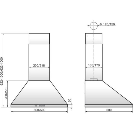 Elikor Extra “Vent” 60N-430-p3l, fireplace, 430 m3/h, 3 speeds, 60 cm, stainless steel-4