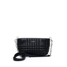 Bag Cross-Bodi with Ludor zipper, black color