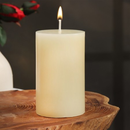 Candle-cylinder aromatic "Jasminovid Maggers", 6x10 cm
