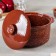 Social-sized pot “Brown marble”, 1.5 liters