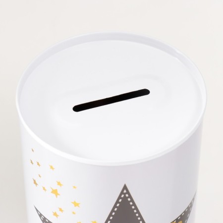 Piggy bank Metal "Star Angel" mix 8x8x12.5 cm-5