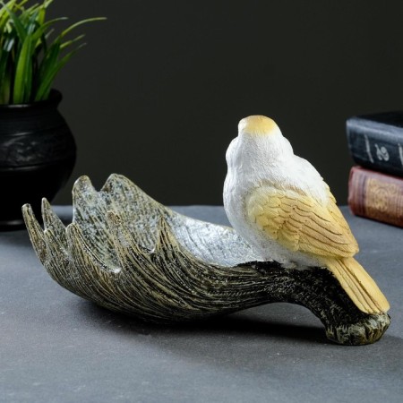 Candy Candy "Elk Horn with a Bird" Acryl 28x15x14cm-3