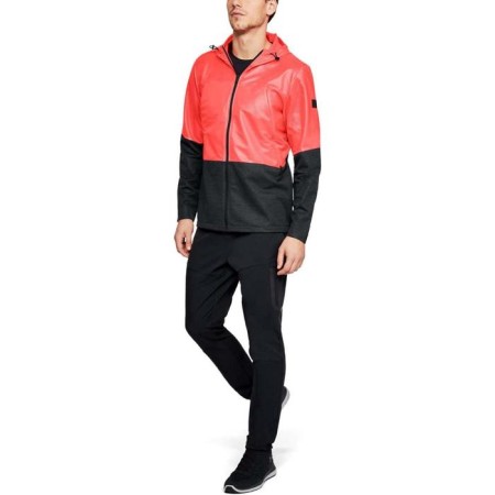 Male windbreaker, Under Armor Hybrid Wind Full Zip Hooded JKT, Size 46-48 (1306456-986)-2