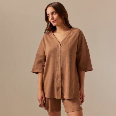 Home suit (shirt and shorts) SL Home p. M, coffee