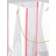 Carriage for flowers from PVC, pink, moisture resistant, 50x10x10cm