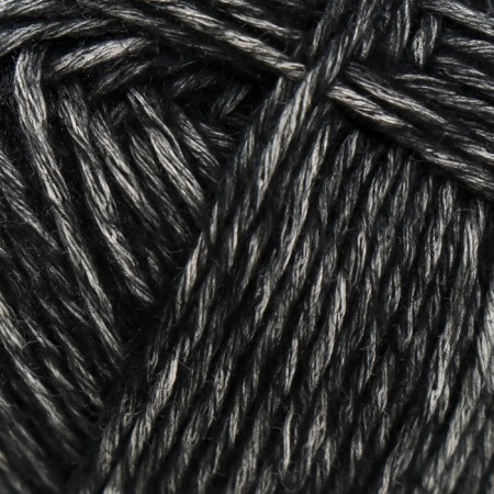 Yarn "Denim Washed" 30% acrylic 70% cotton 130m/50g (923 black melange)-2