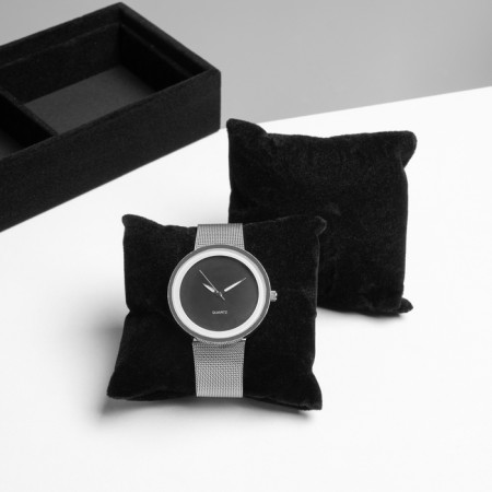 Catch for watches, bracelets, phlock, 4 places, 33 × 8 × 3.5 cm, black color-1