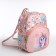 Baby backpack on lightning, pink color