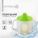 Drunker - a cup 2 in 1 children's training, solid nose, 150 ml., With handles, green color