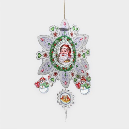 Decorative decoration (suspension) "Snowflake" 50x40 cm-4