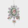 Decorative decoration (suspension) "Snowflake" 50x40 cm