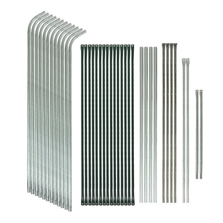 Greenhouse, 3.7 × 2.45 × 2.1 m, galvanized metal, profile d = 25 mm, a capacitive film cover 120 μm-2