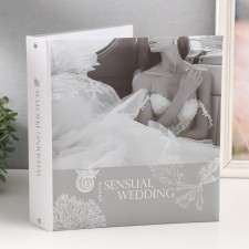 Photo album on 50 magnetic sheets 23x28 cm, on the rings 