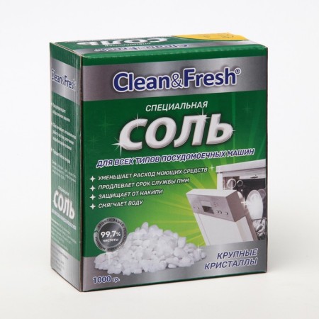 Salt for dishwashers Clean & Fresh, granular, 1 kg-4